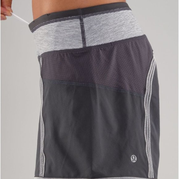 Lululemon Run The Fastest Short Black/Heathered Black/Pink Mist 4 - Picture 16 of 16
